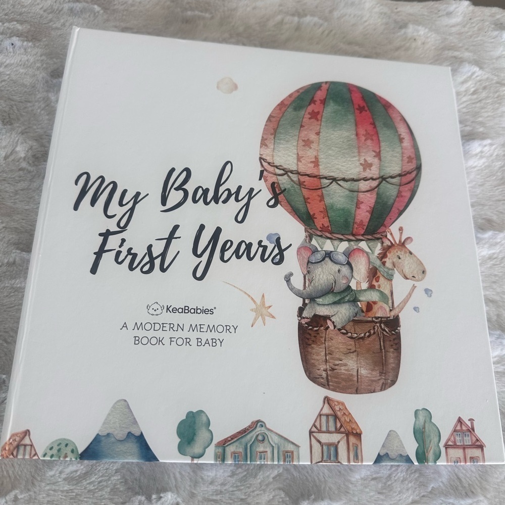 KeaBabies Adventureland Baby Memory Book
